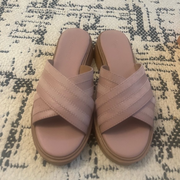 Pink Madewell Slides Size 6.5 - Picture 2 of 4